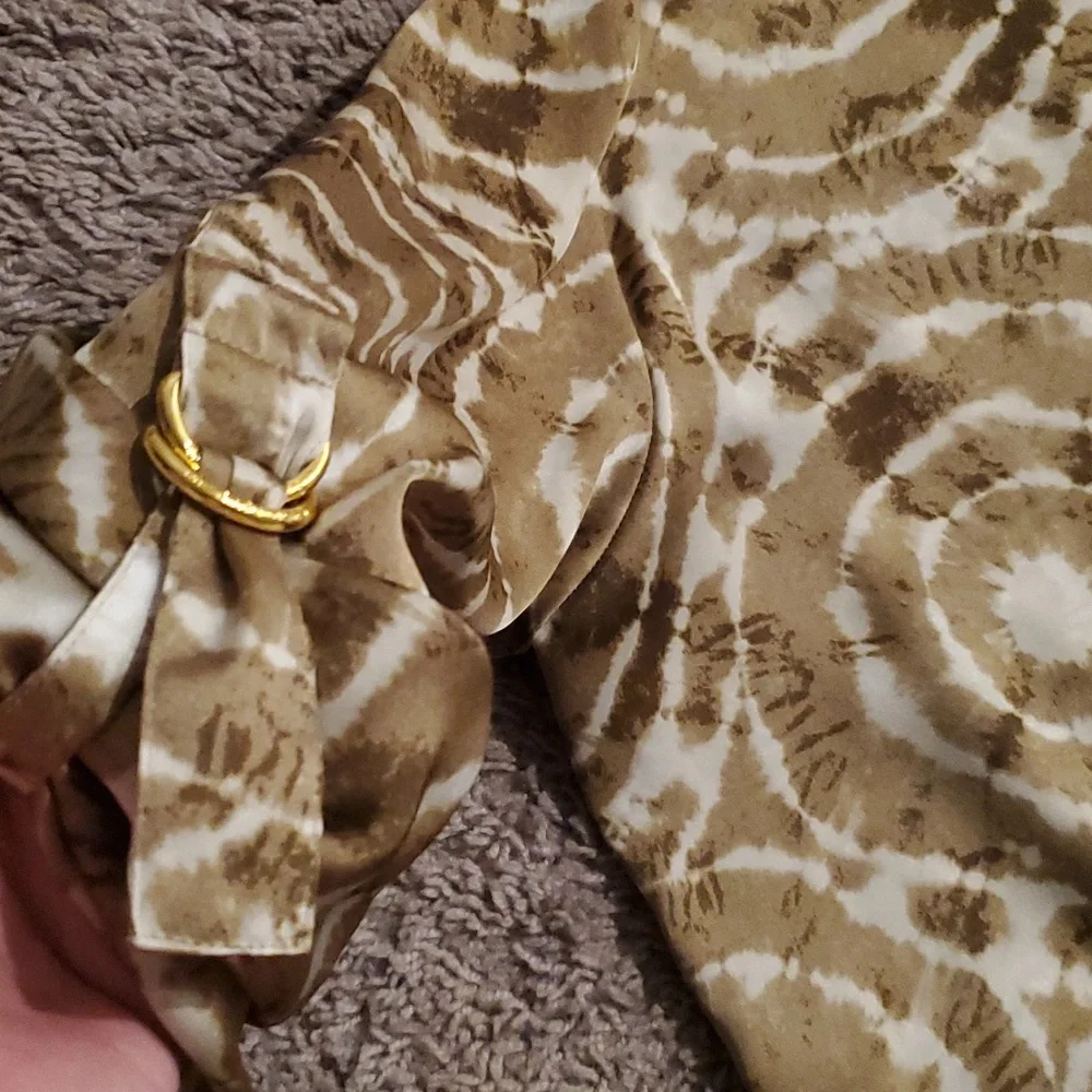 MK Tan Tie dye blouse - Picture 7 of 10
